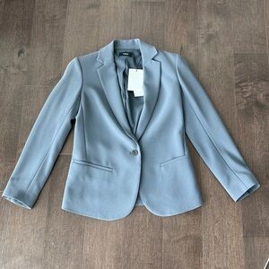 Theory Robiva R Mist Modern Crepe Blazer Size 00